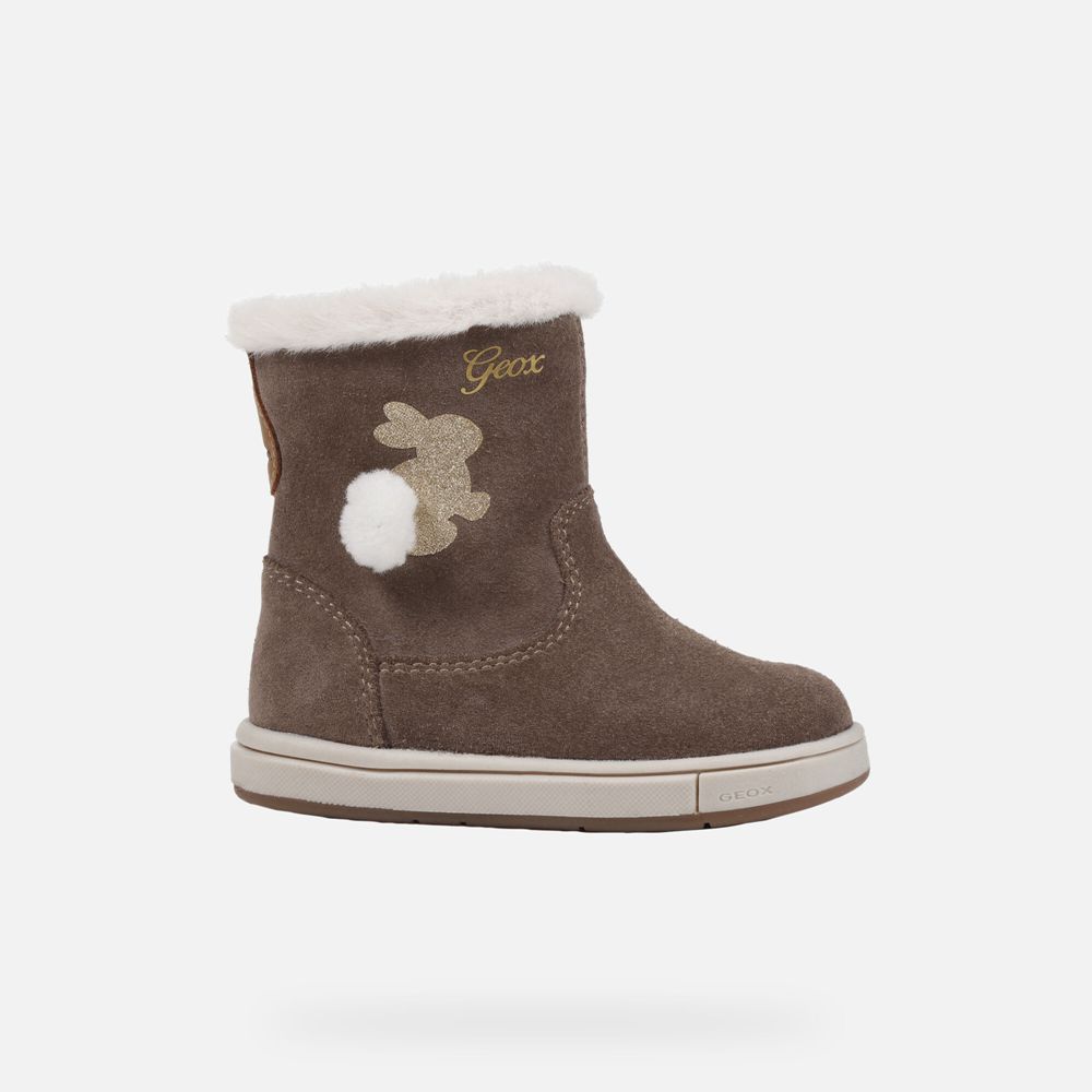 Geox Bebek Bot Koyu Gri - Trottola Girl - JVP-480257